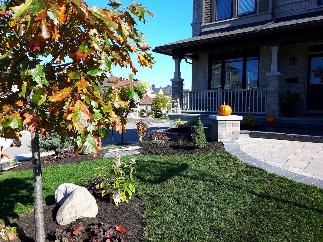 Low maintenance garden design xeriscaping Ottawa